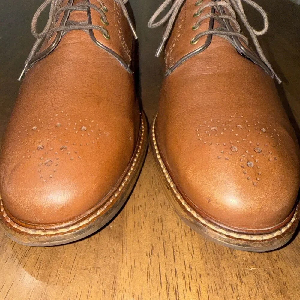Cole Haan Kennedy Grand OS Men’s 10.5M Brown Leather Medallion Oxford C25229